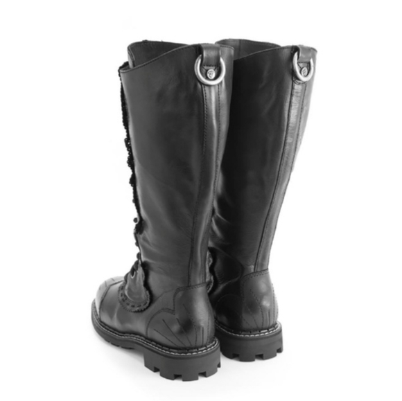 John Fluevog Bertman Tall Derby Boots Discontinued | 7th Heaven Collection 7.5 - Picture 2 of 16
